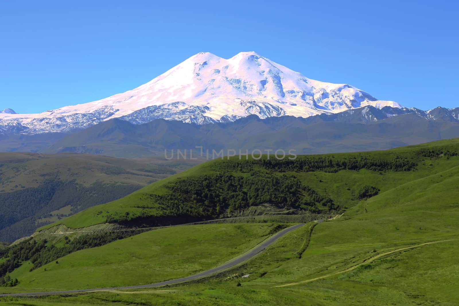 Elbrus mountain is highest peak of Europe