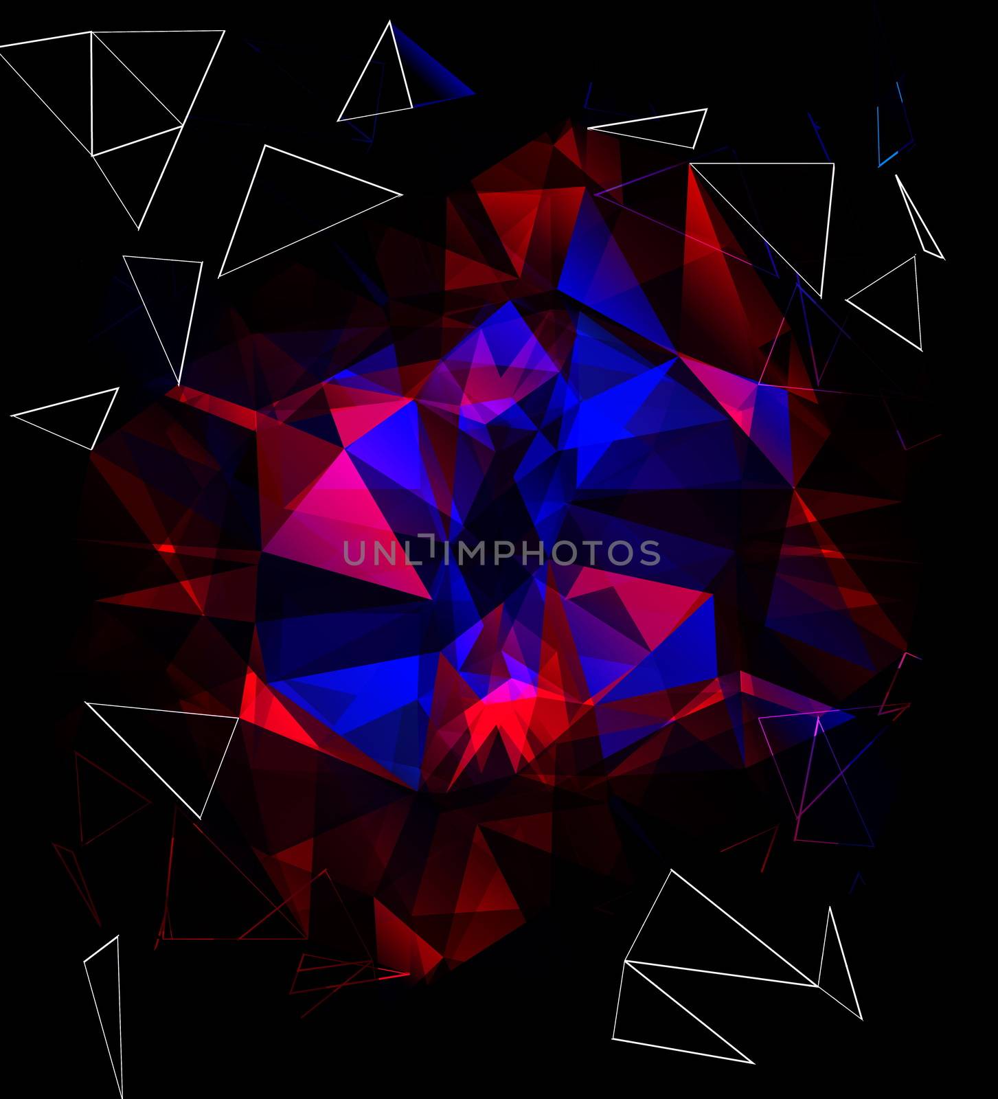 Colorful Polygonal Mosaic Background by dolfinvik