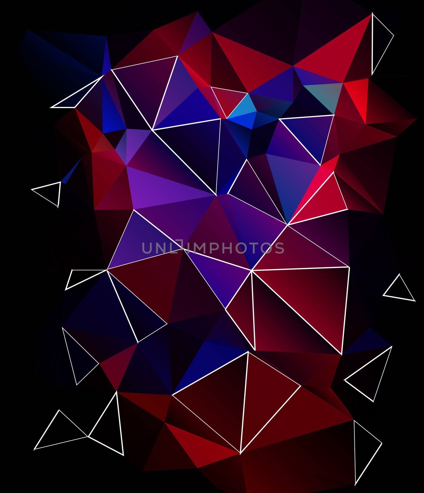 Colorful Polygonal Mosaic Background by dolfinvik