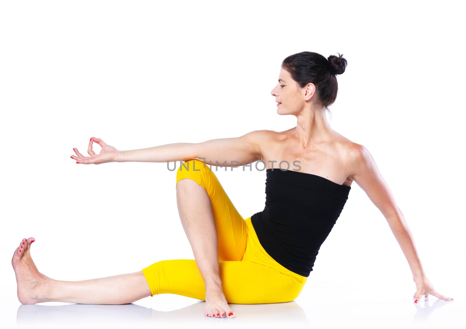 Yoga woman by maxoliki