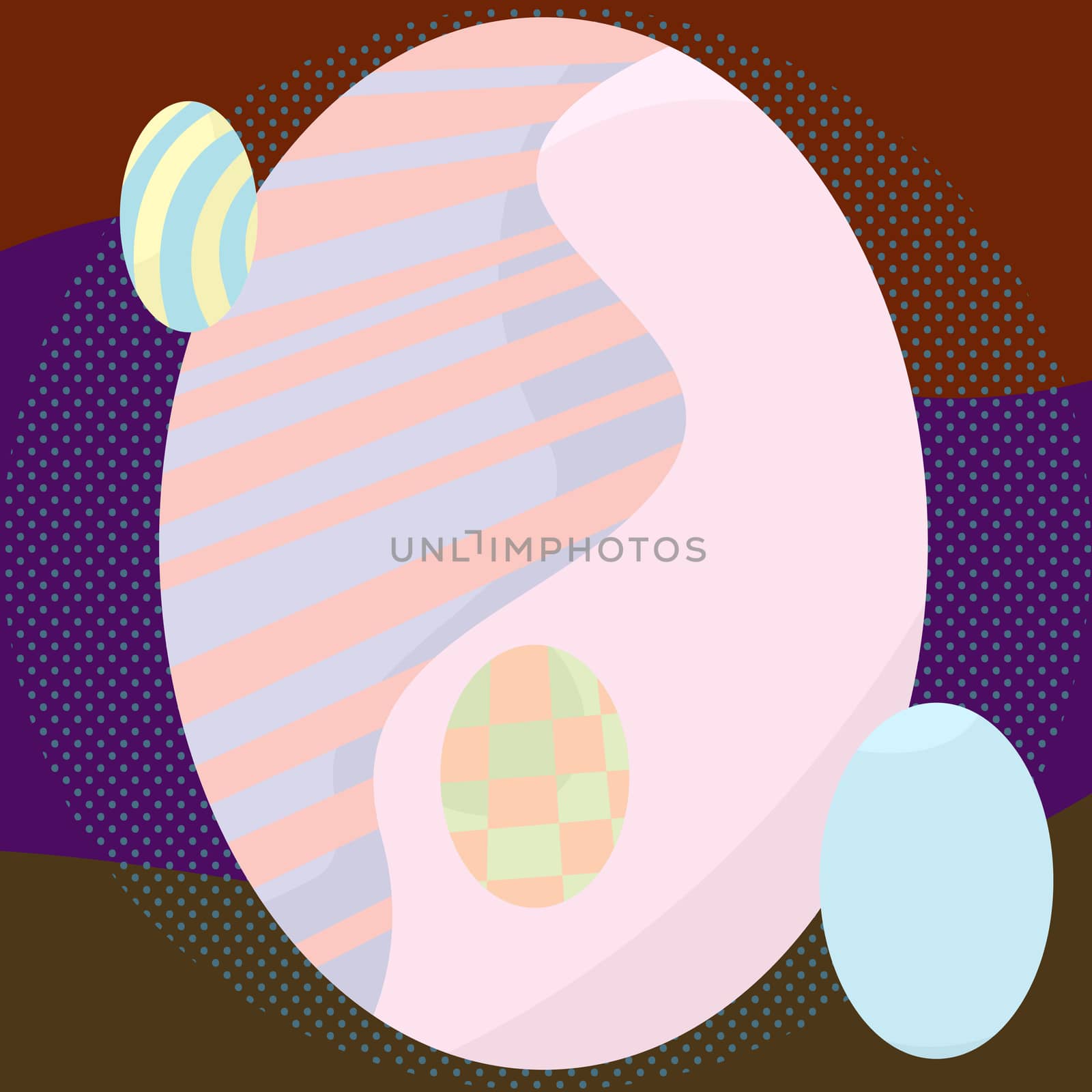 Abstract Easter Eggs by TheBlackRhino
