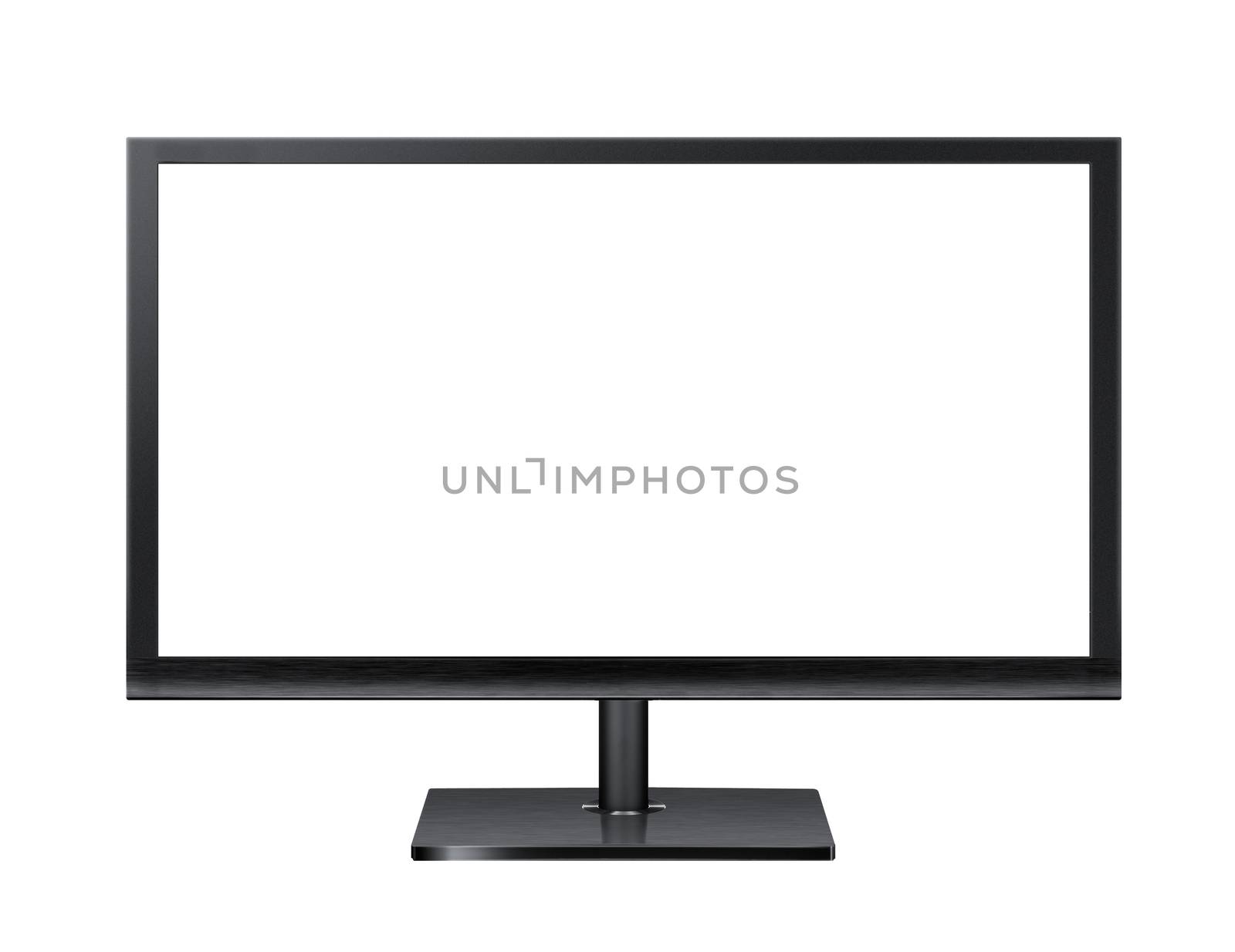 Computer monitor isolated on white