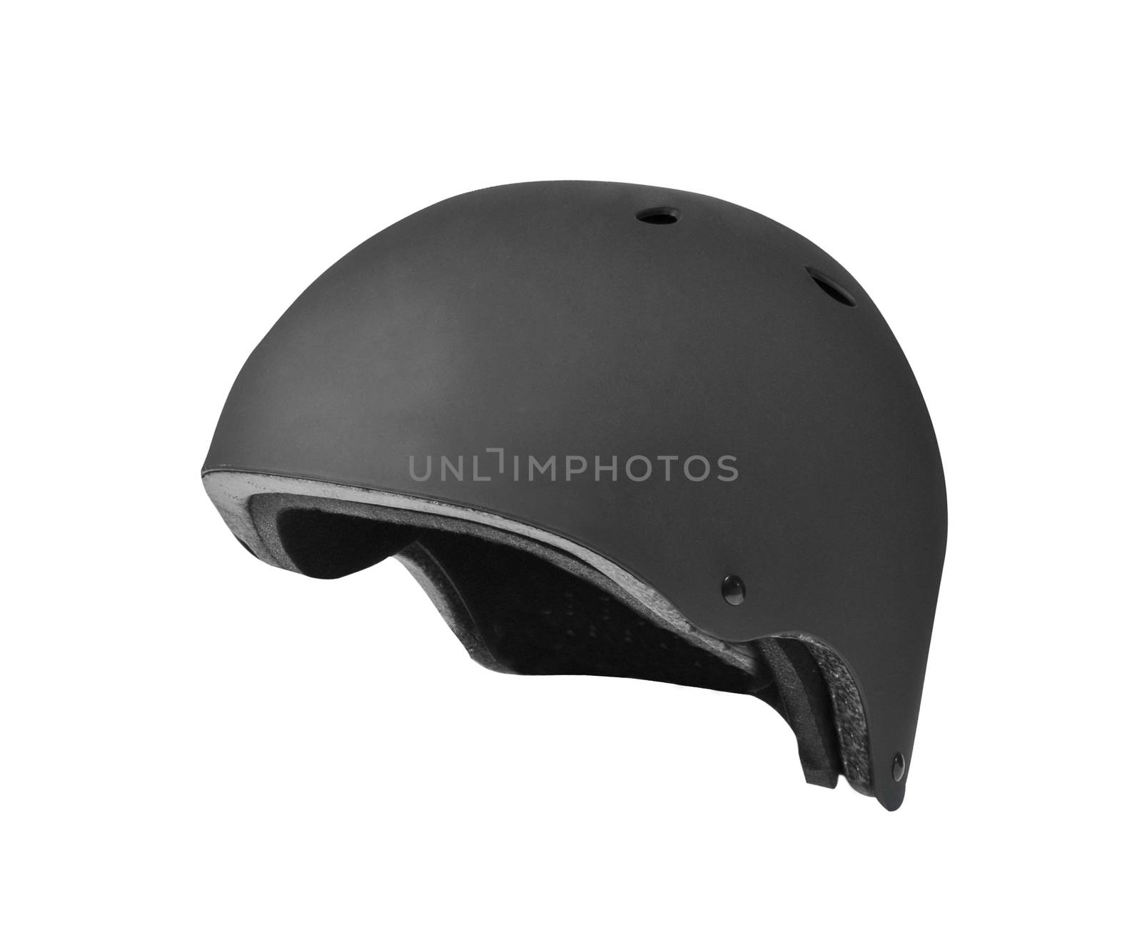 Black open face motorcycle helmet  by ozaiachin