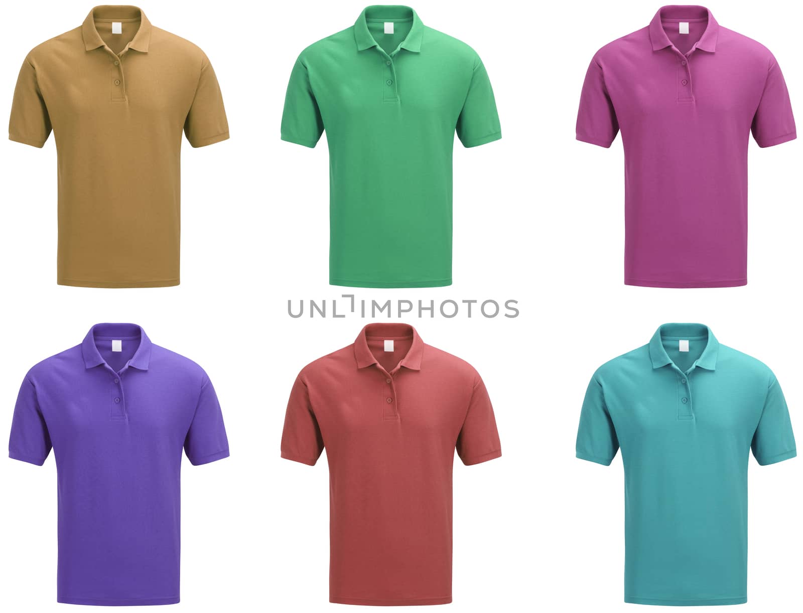 men's polo shirt template in colors by ozaiachin