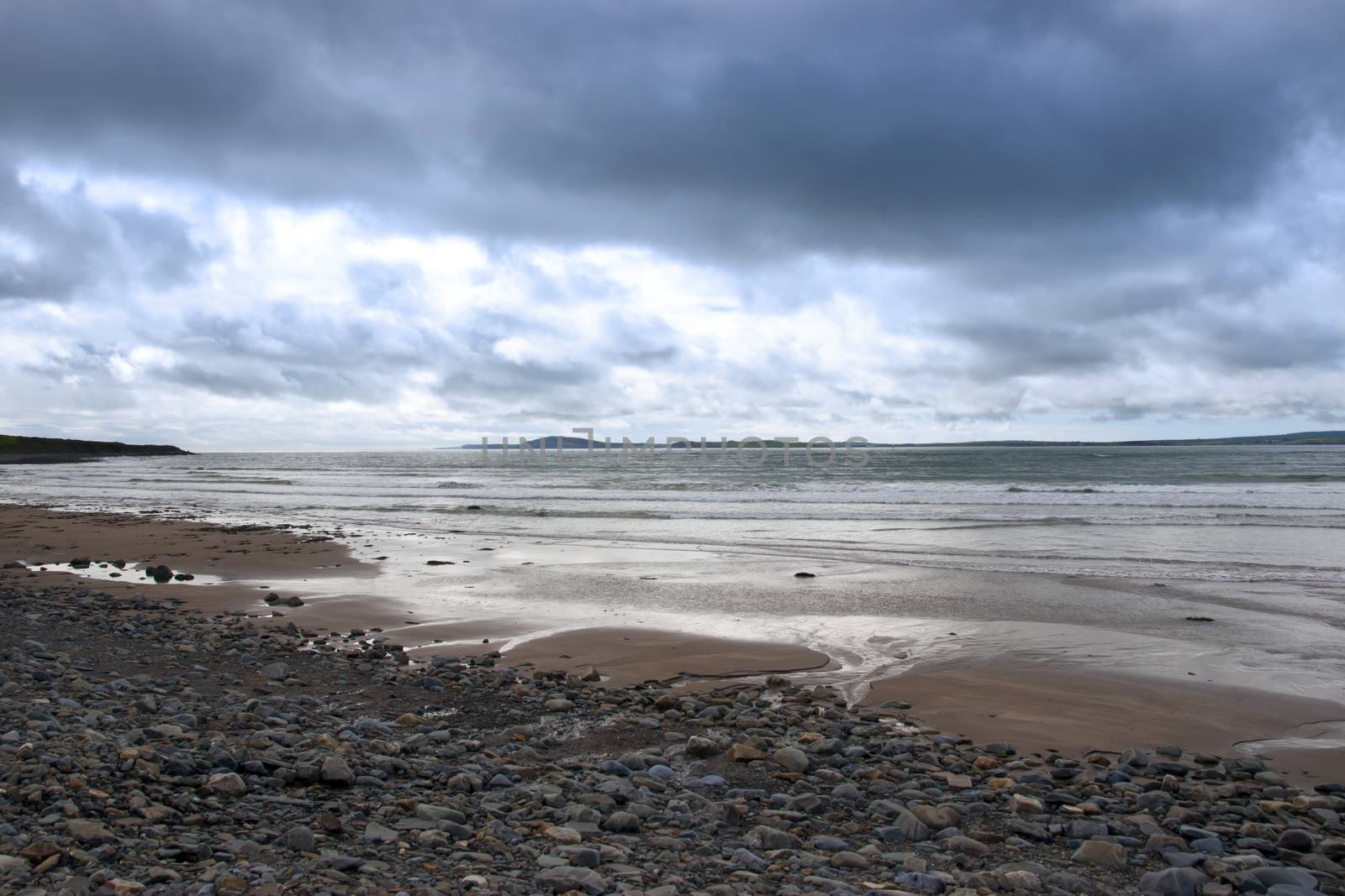 rocky beal beach on the wild atlantic way in county Kerry Ireland