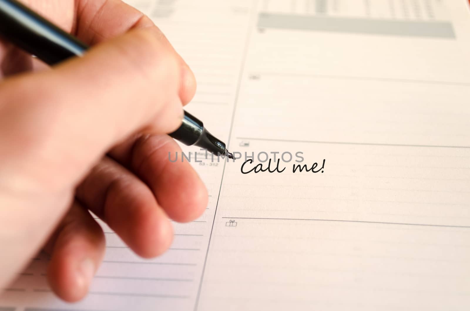 Schedule Notepad Call Me