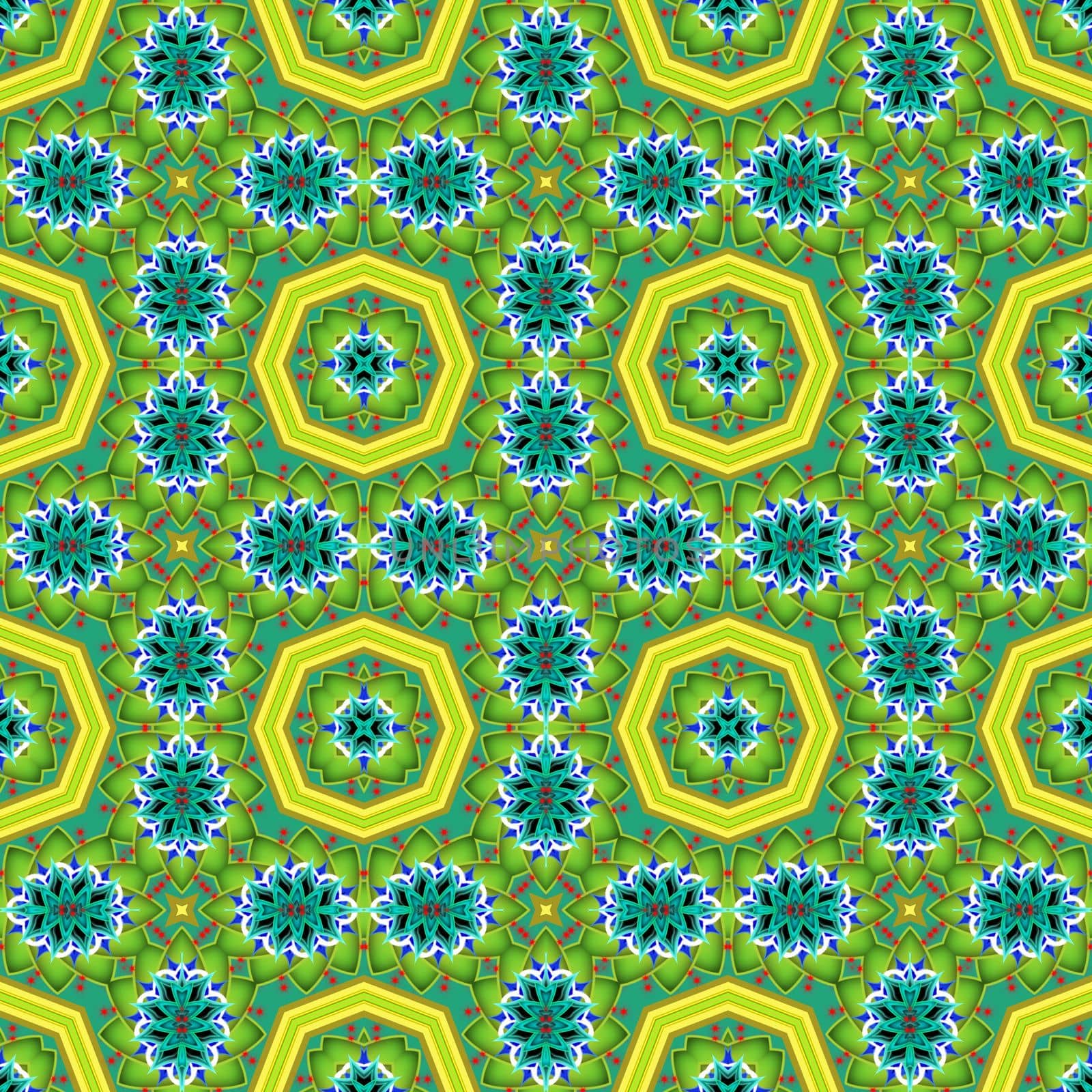 Digital computer graphic - seamless geometric ornament for design.