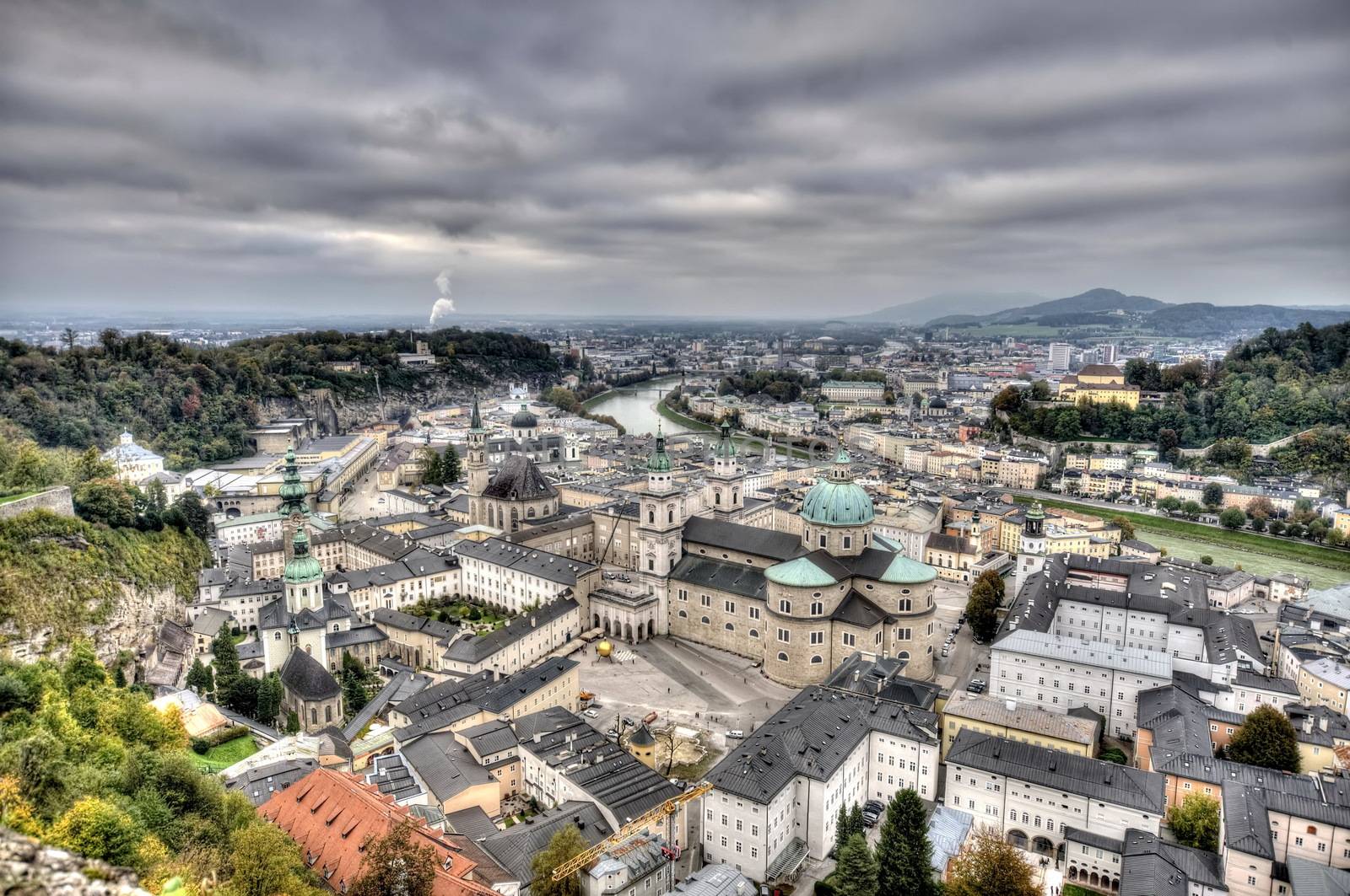 City of Salzburg from the fortress by anderm