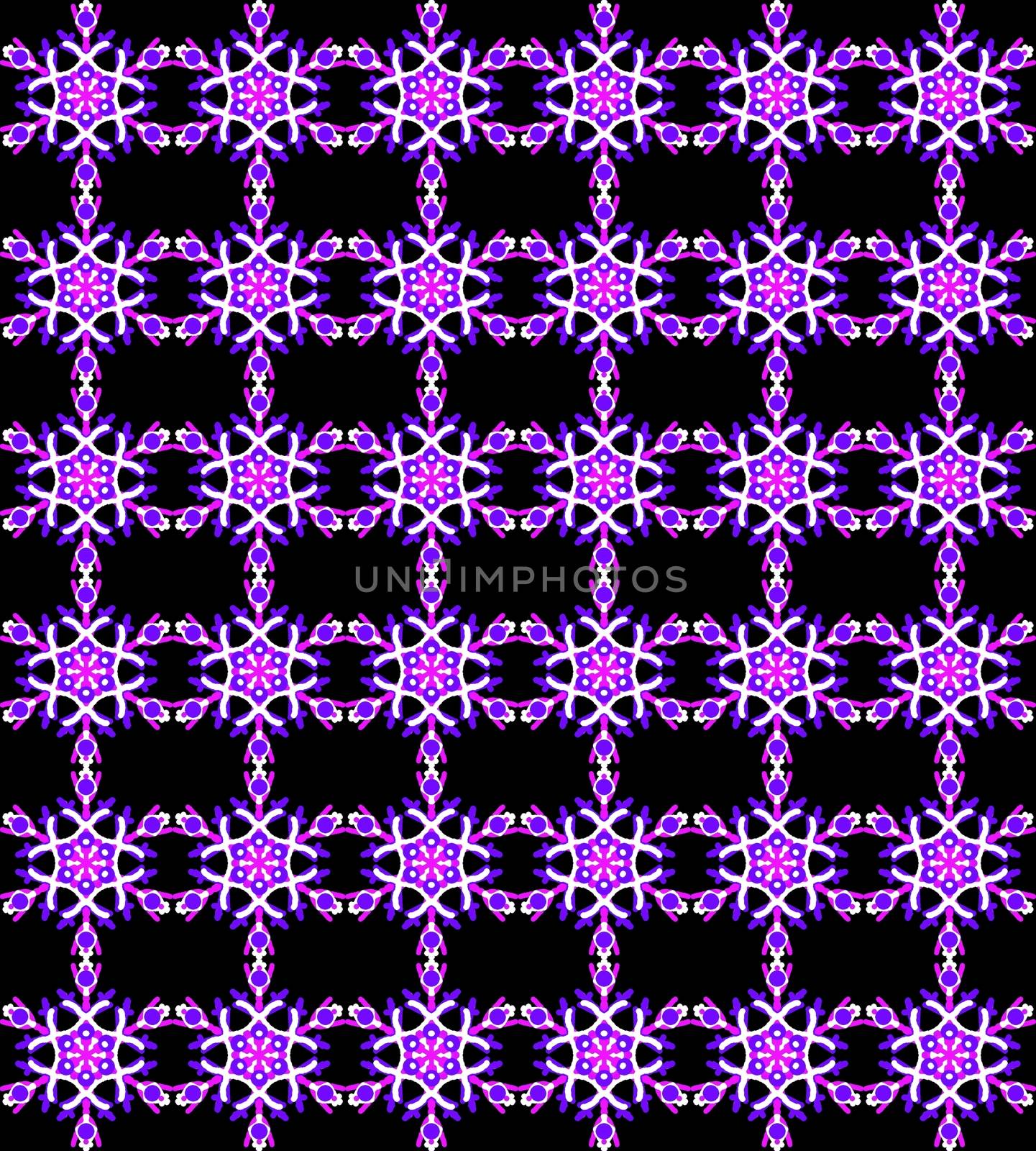 Digital computer graphic - winter seamless background with a snowflakes for design.