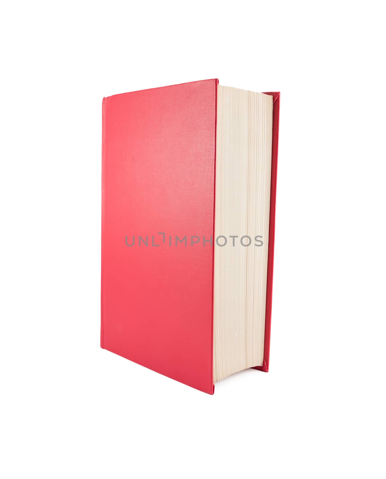 The red book isolated on a white background