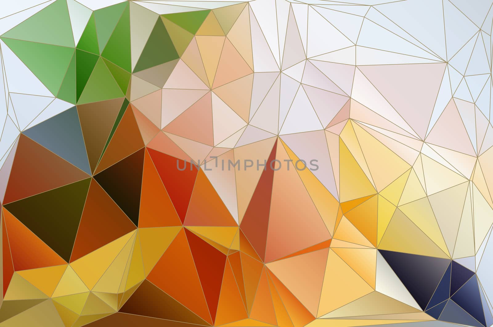 polygonal pattern of triangles by ires007