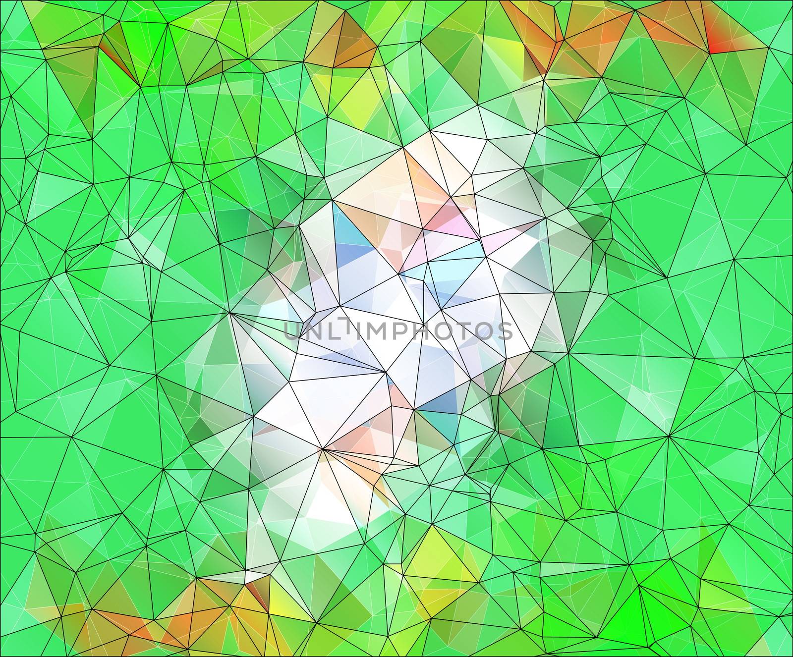 Colorful Polygonal Mosaic Background by dolfinvik