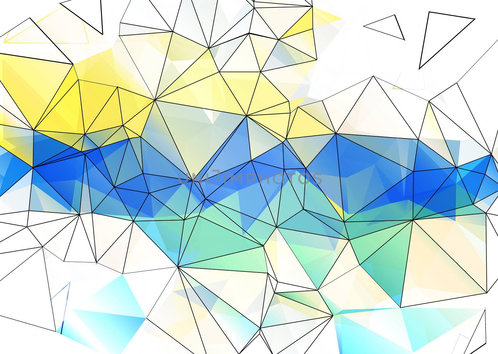 Colorful Polygonal Mosaic Background by dolfinvik