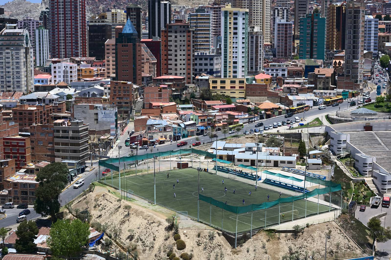 Cancha Zapata Football Pitch in La Paz, Bolivia by sven