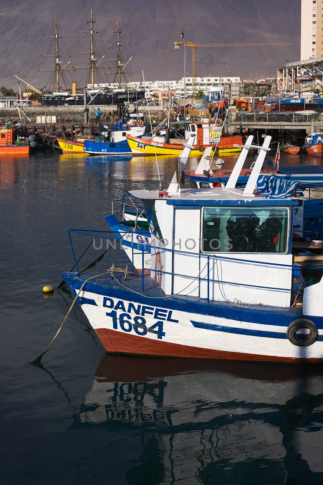 Fishing Boats in Iquique, Chile by sven