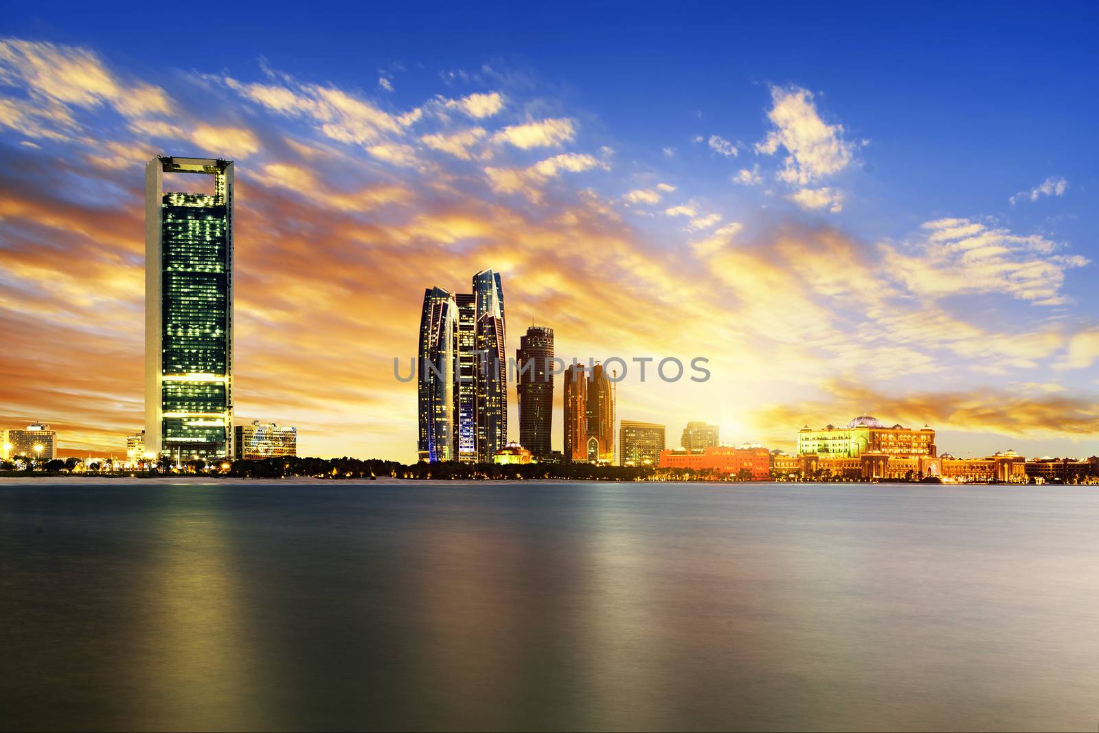 Abu Dhabi Skyline by ventdusud