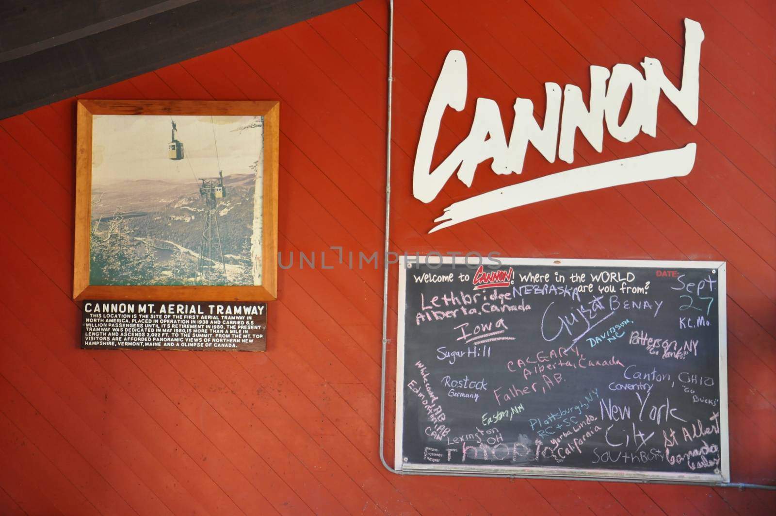 Cannon Mountain Aerial Tramway in New Hampshire