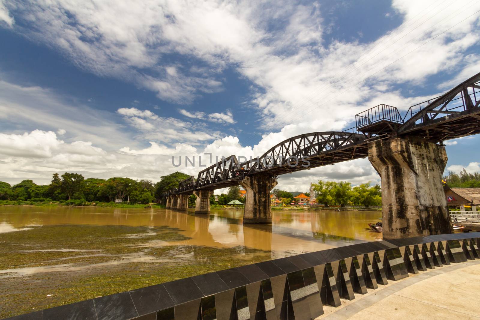 River Kwai Bridge, Kanchanaburi, Thailand.