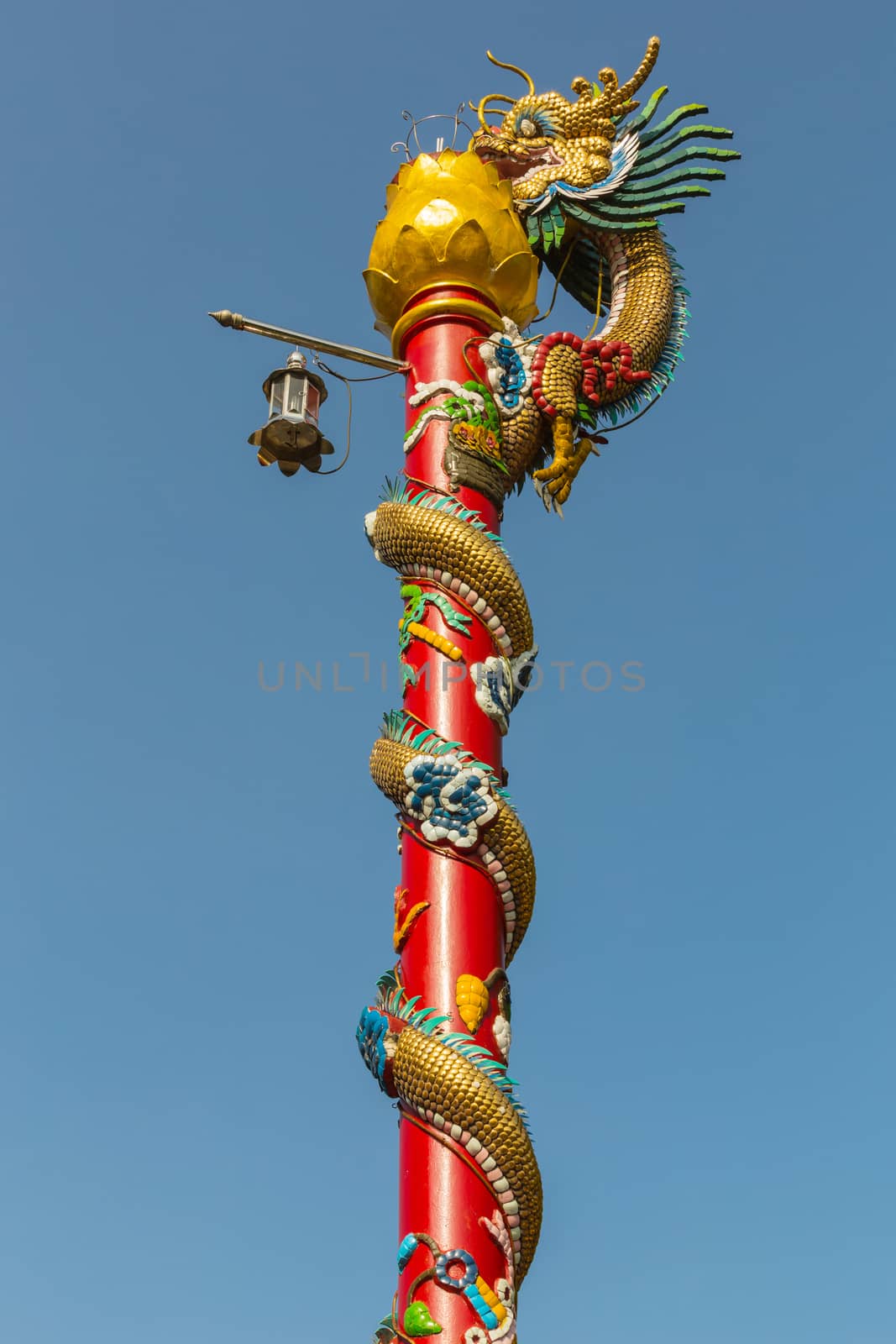 Dragon Street Light, Chanthaburi, Thailand