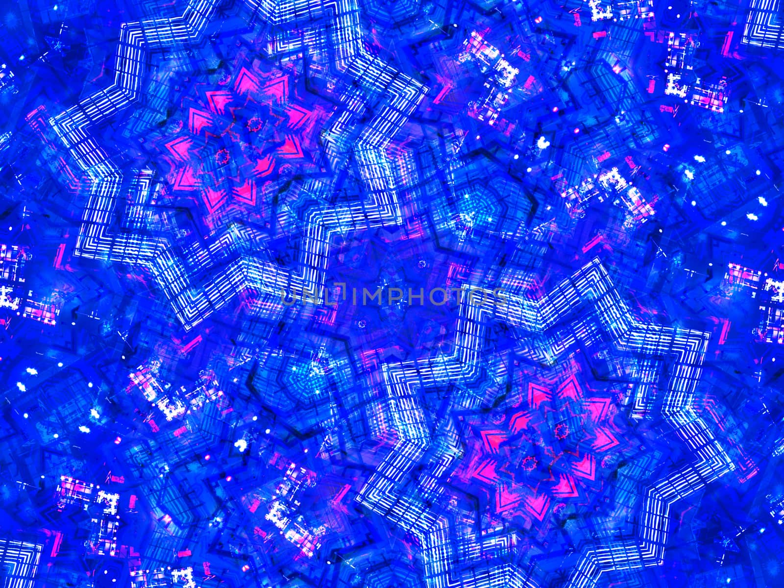 Ethnic pattern. Abstract kaleidoscope fabric design texture