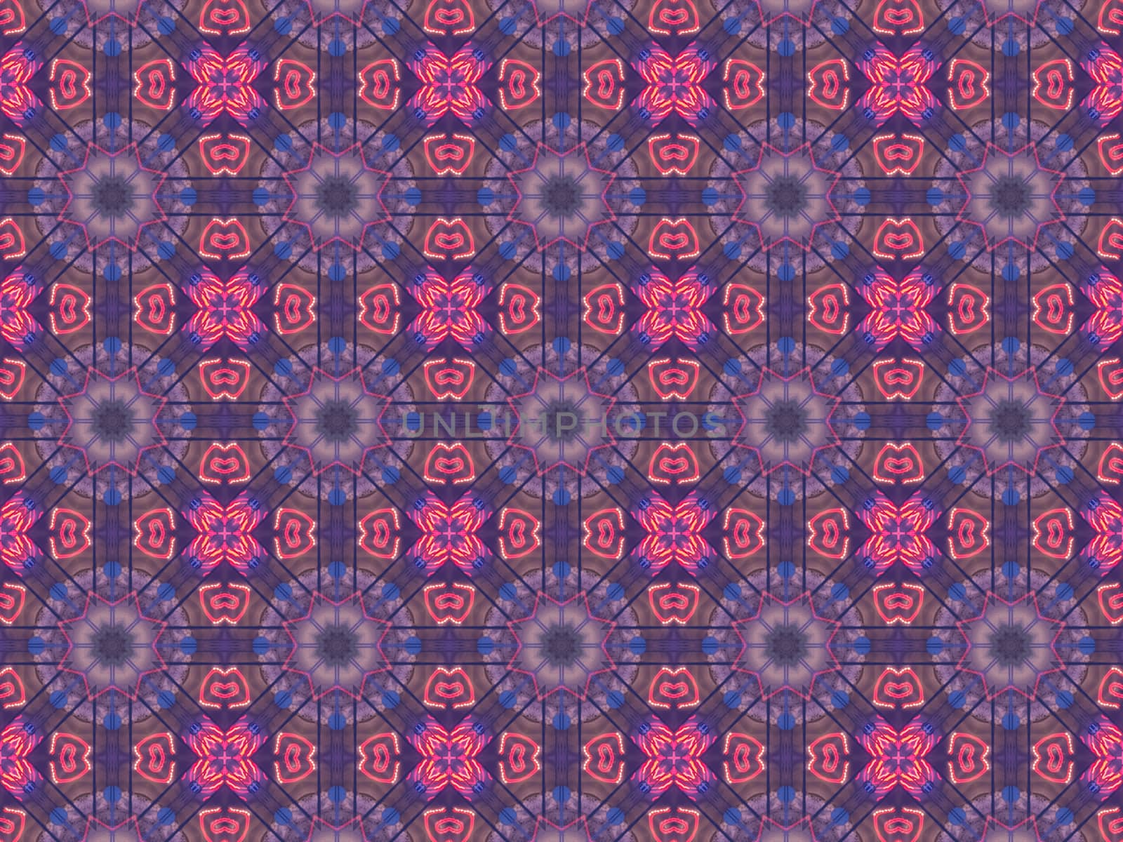 Ethnic pattern. Abstract kaleidoscope fabric design texture