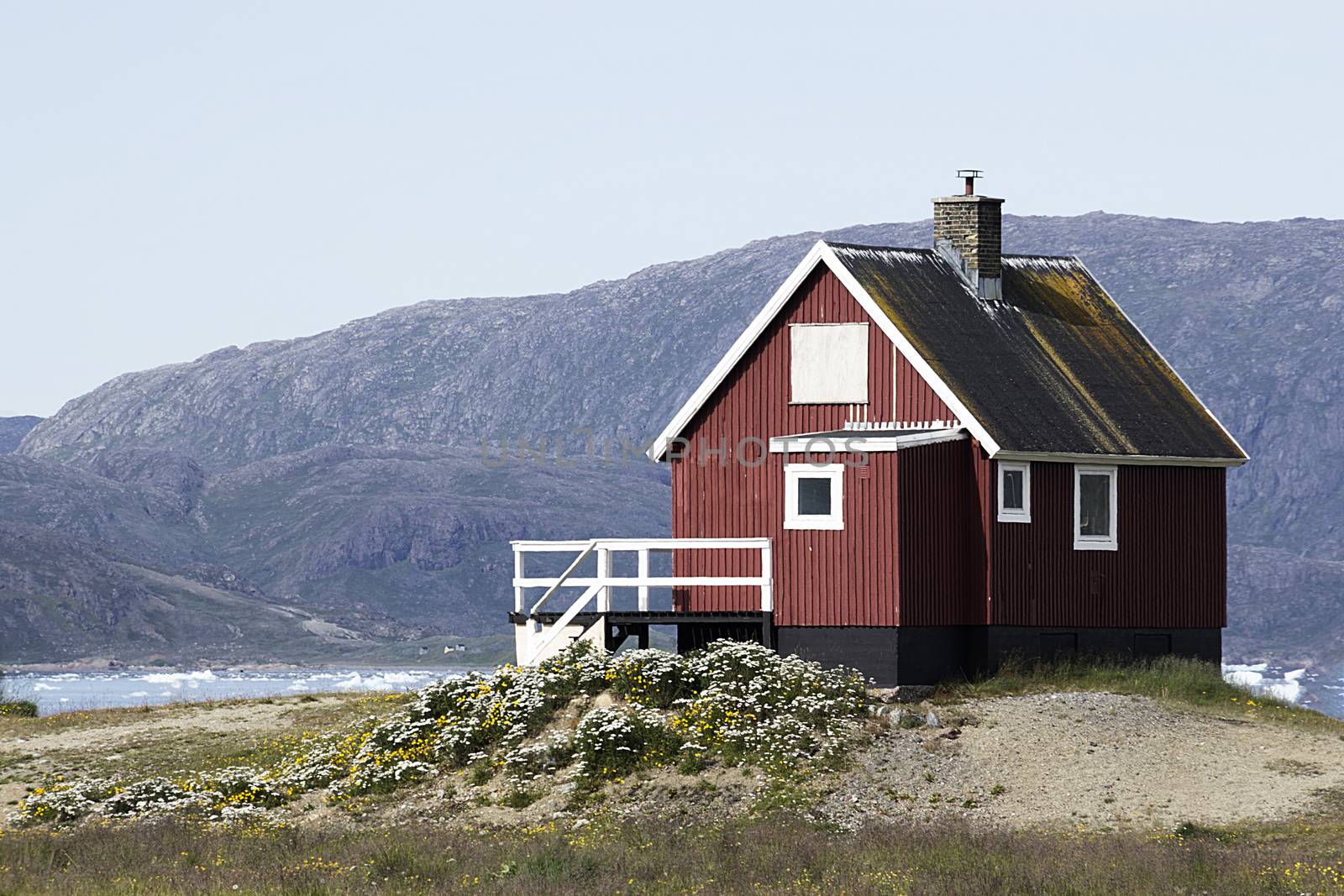 res house near the coast in sotuh greebland