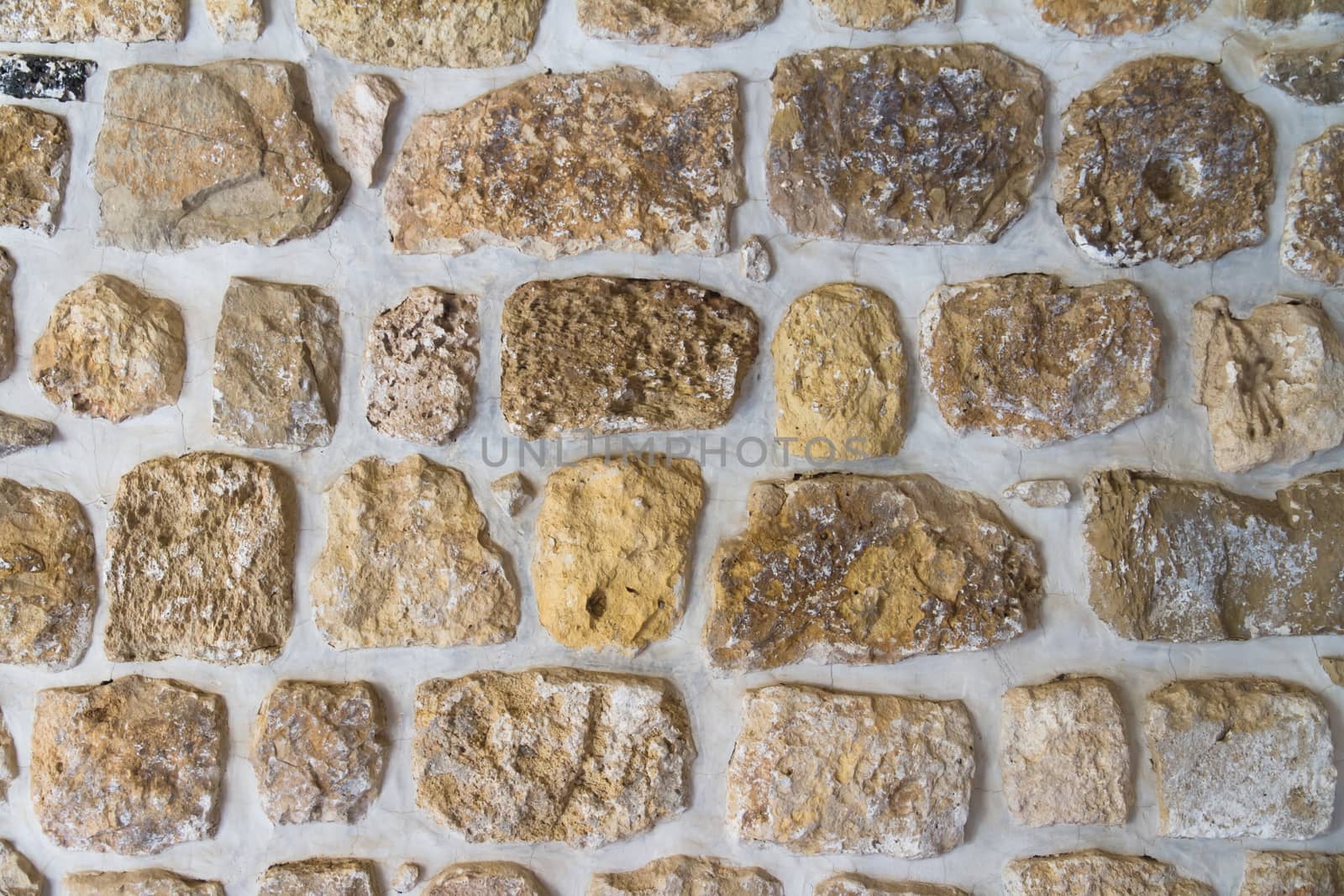 Background, pattern of stone wall.