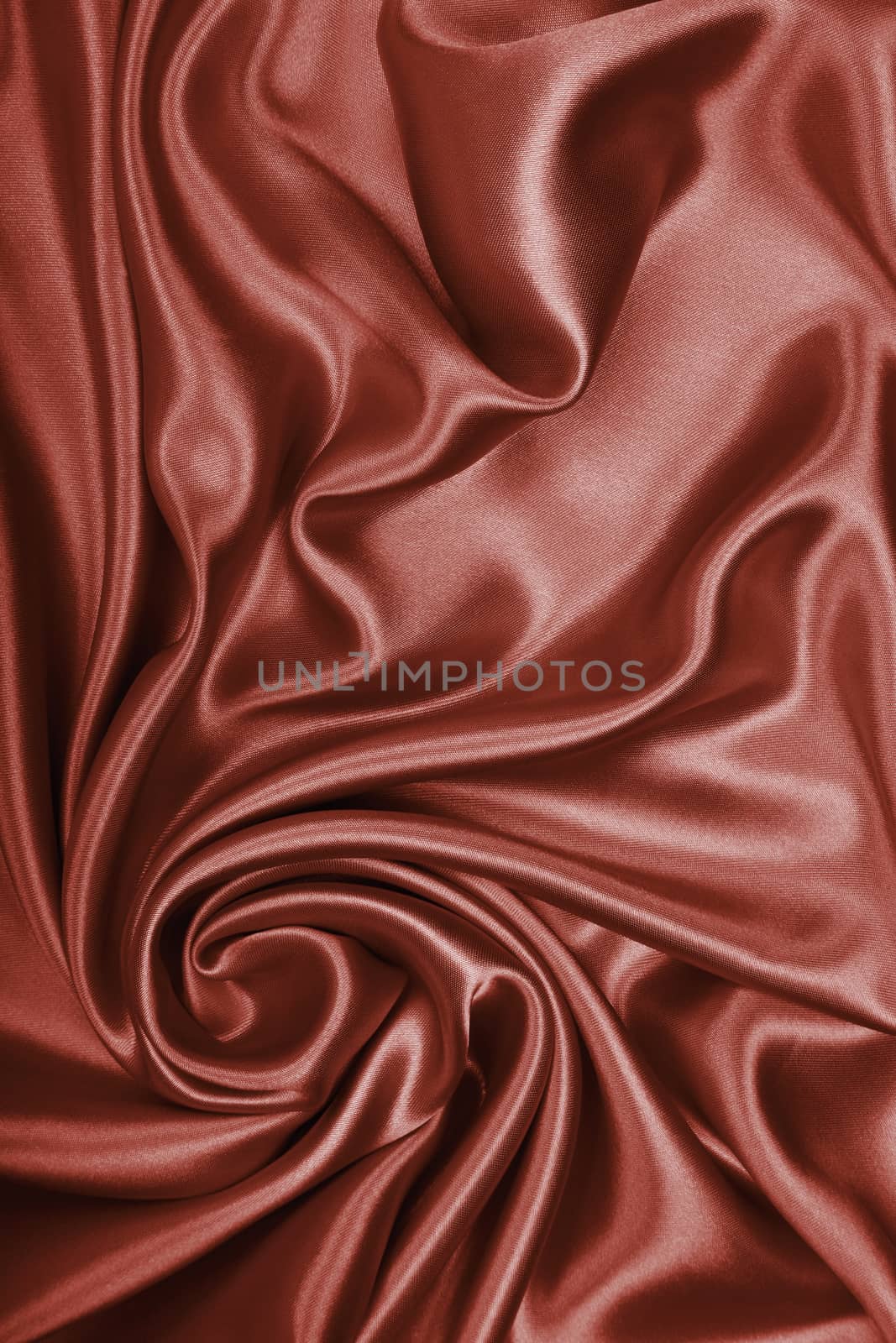 Smooth elegant brown chocolate silk as background  by oxanatravel