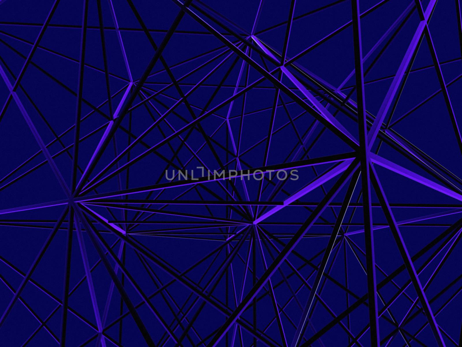 Abstract Lines Construction Background for Futuristic High Tech Design