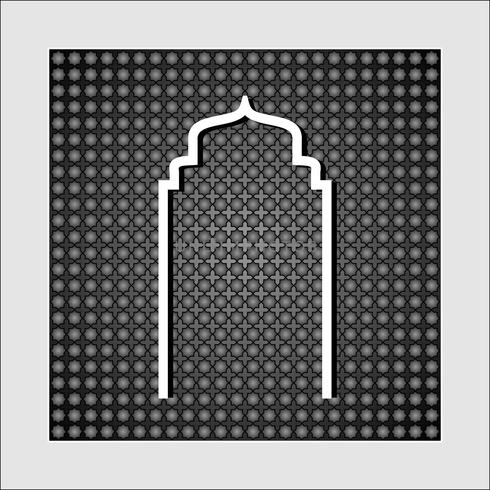 islamic art arch by Crownaart