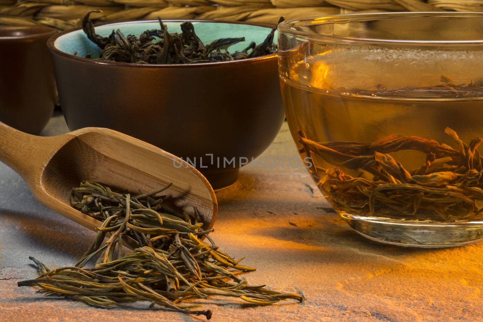 Chinese Green Tea is tea that is made from un-fermented leaves and is pale in color and slightly bitter in flavor, produced mainly in China and Japan. Green tea is made solely with the leaves of Camellia sinensis that have undergone minimal oxidation during processing.