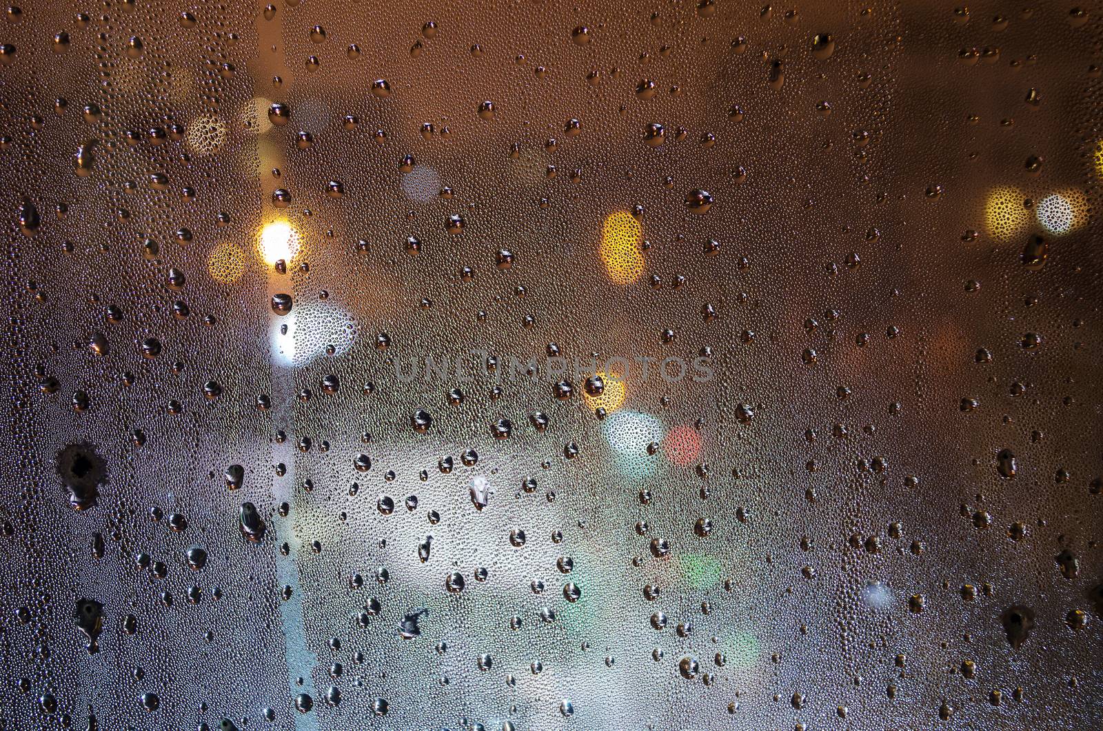 Water drops on window