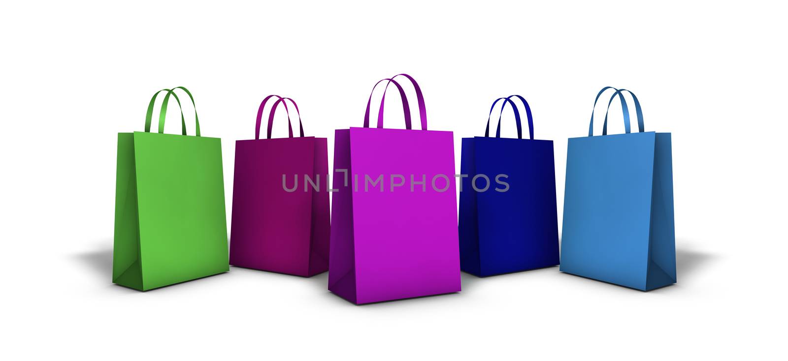 Shopping Bags Multi Colored by nirodesign