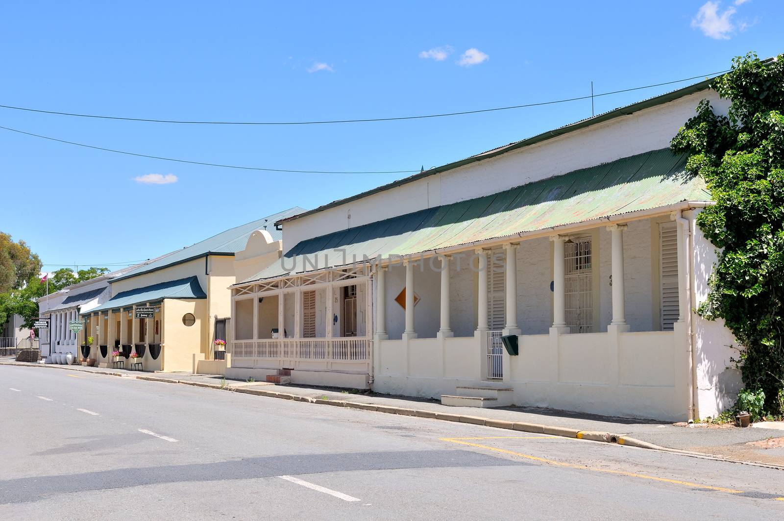 RICHMOND, SOUTH AFRICA - DECEMBER 1ST,2014: Historic houses used as guest houses in Richmond, Northern Cape Province of South Africa
