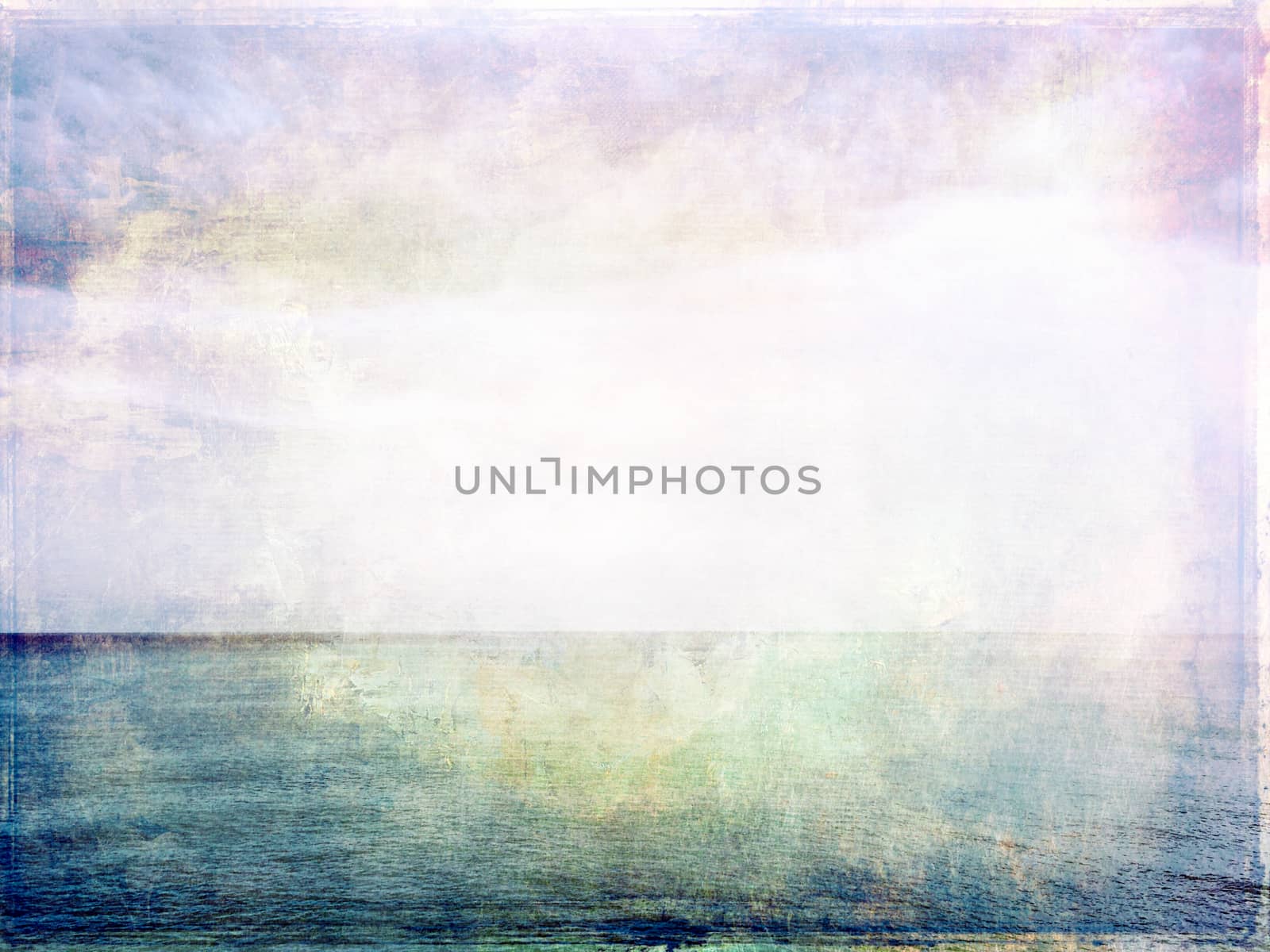 Sea, sky and light grunge image by anikasalsera