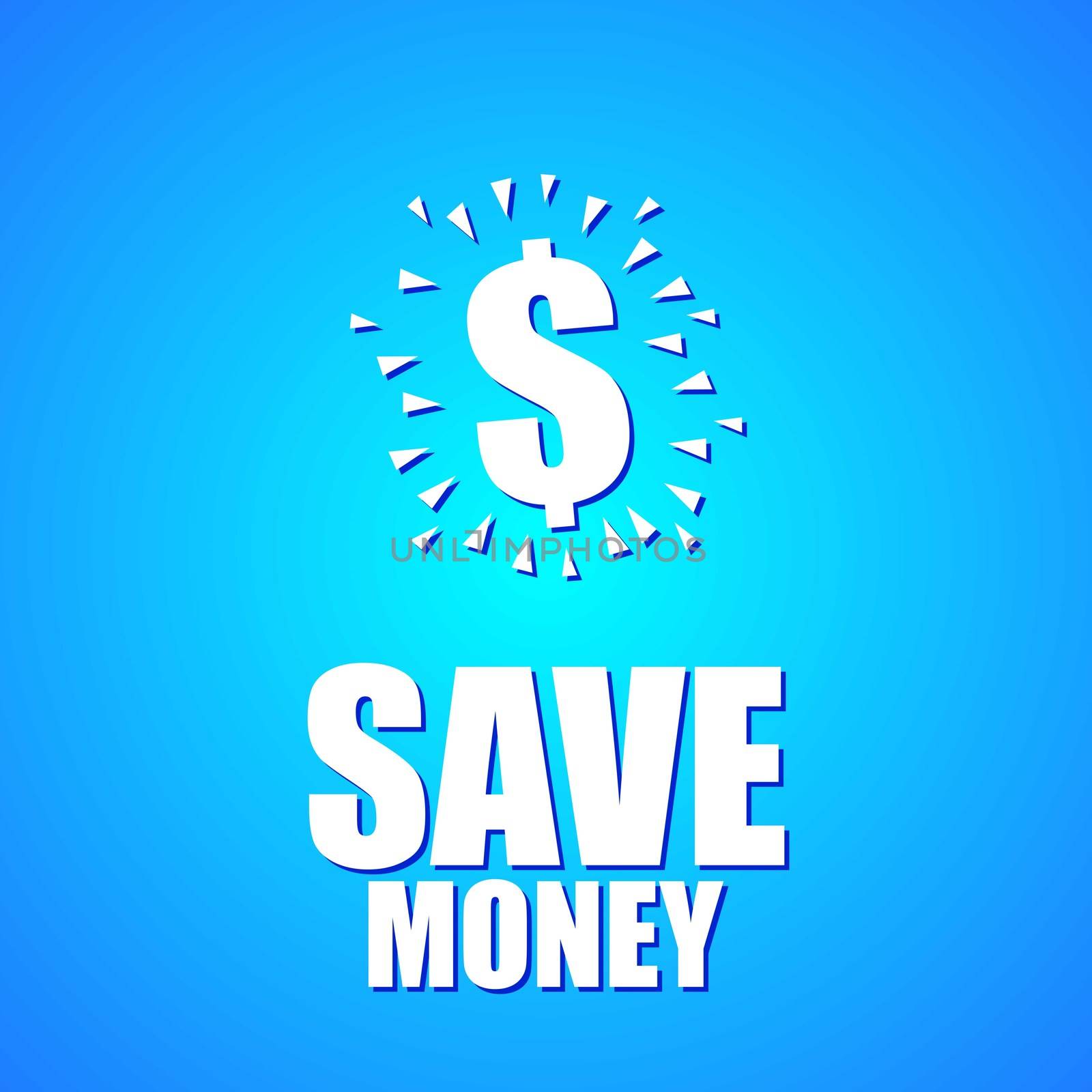 Savings concept vector illustration