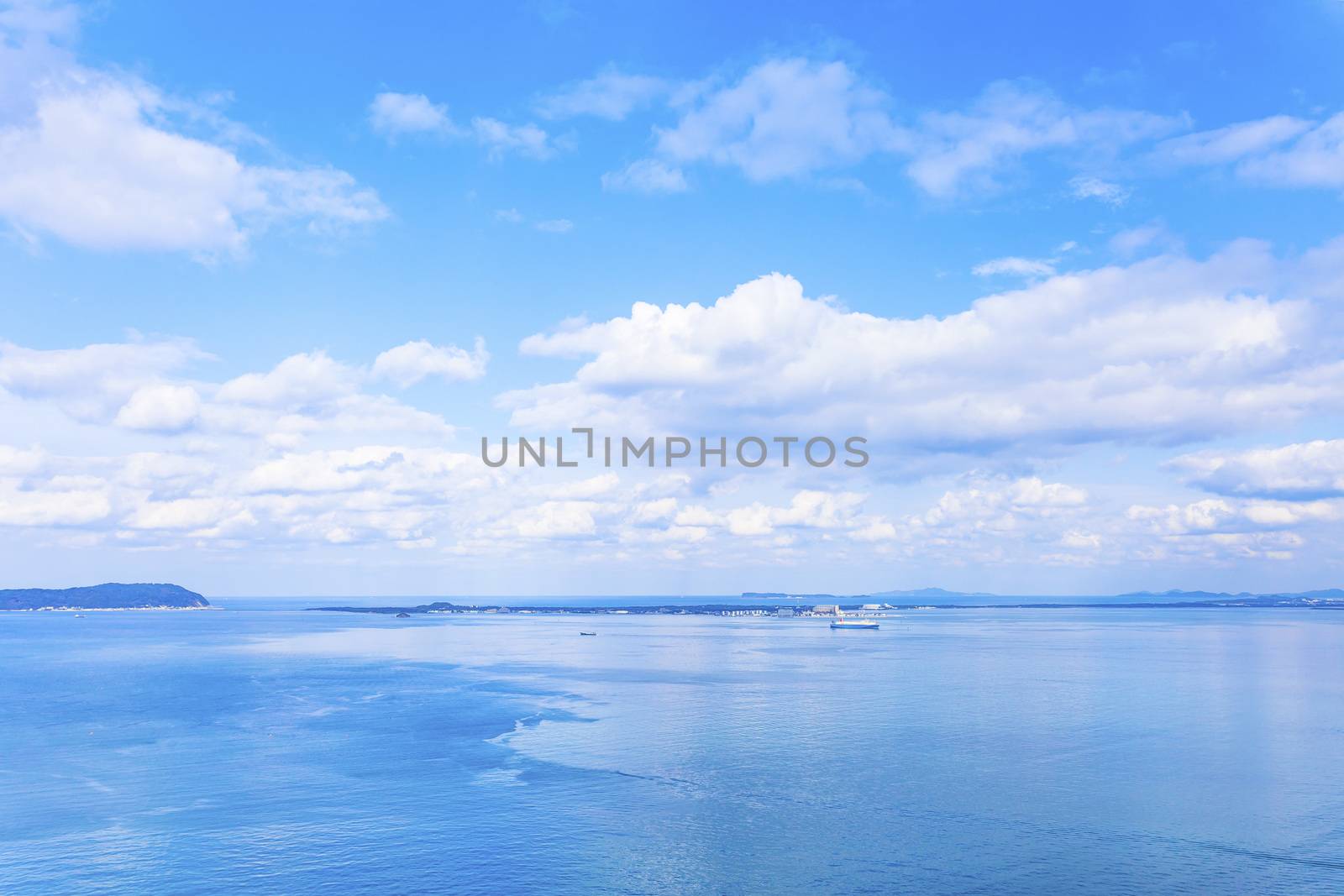 Hakata Bay seascape in Japan by kawing921