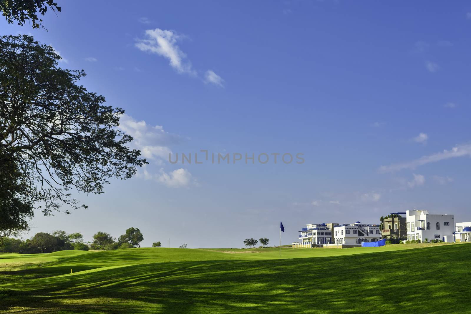 A beautiful golf resort in the Philippines