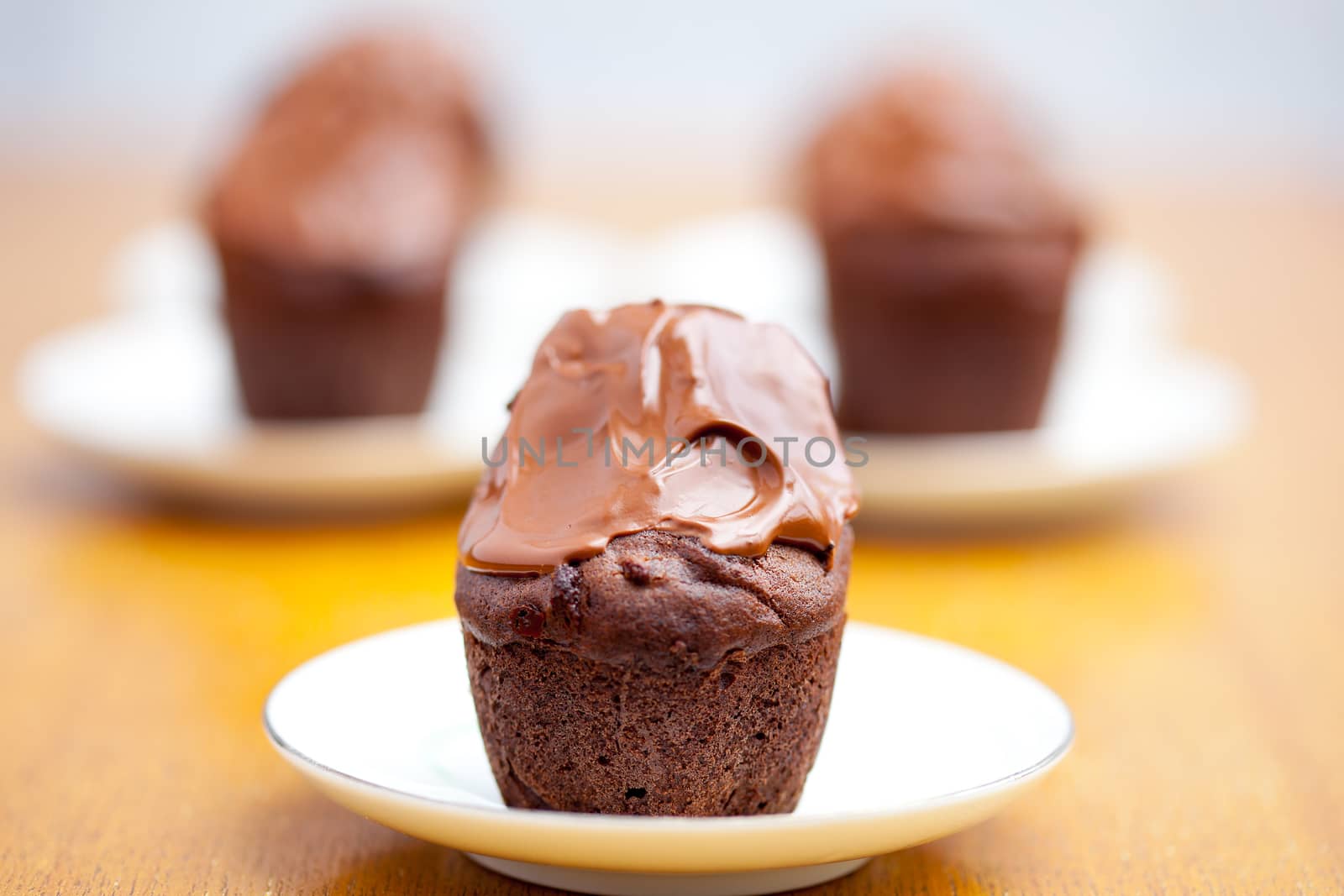 muffins on the table in a plate