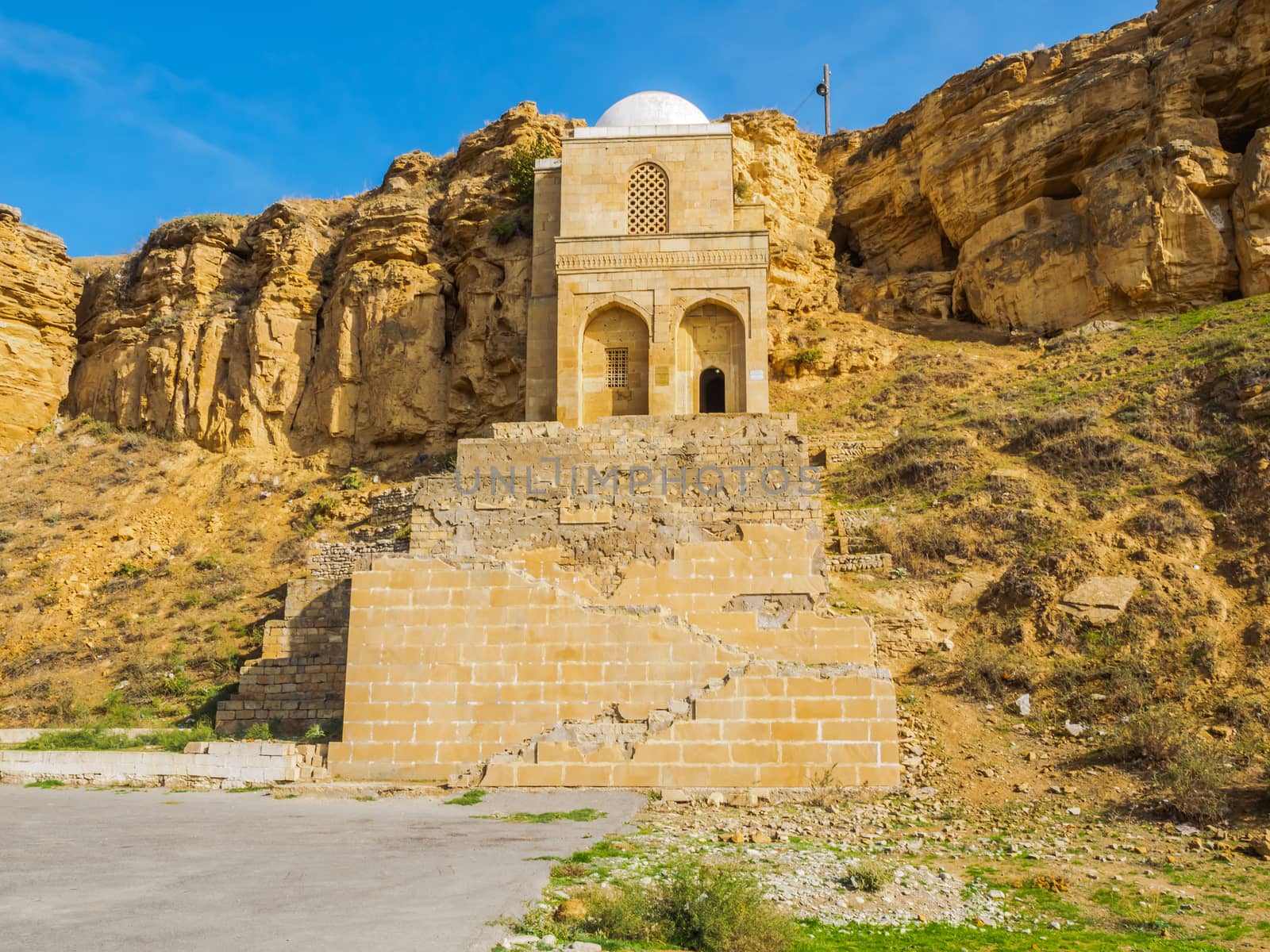 Diri Baba Mausoleum in Maraza city of Gobustan Rayon, Azerbaijan