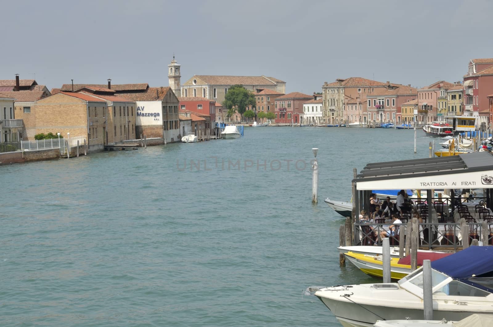 Buildings over canal in Murano by monysasi