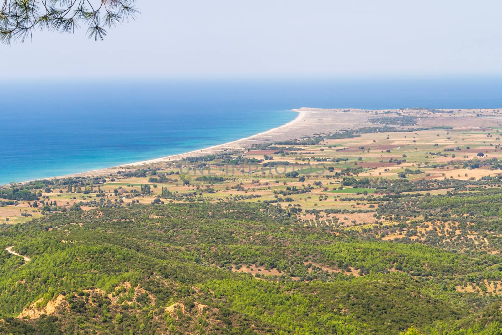 Landscape view of Conkbayiri, Canakkale