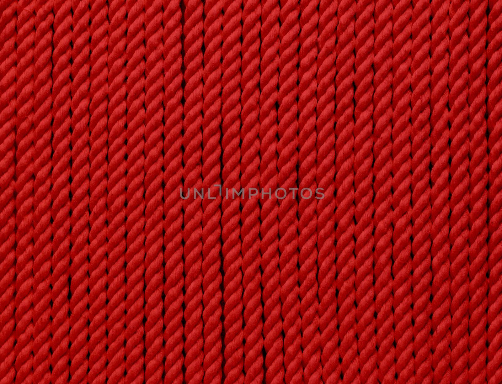 Detail of the twine - cotton cord - rope texture - red cotton twine