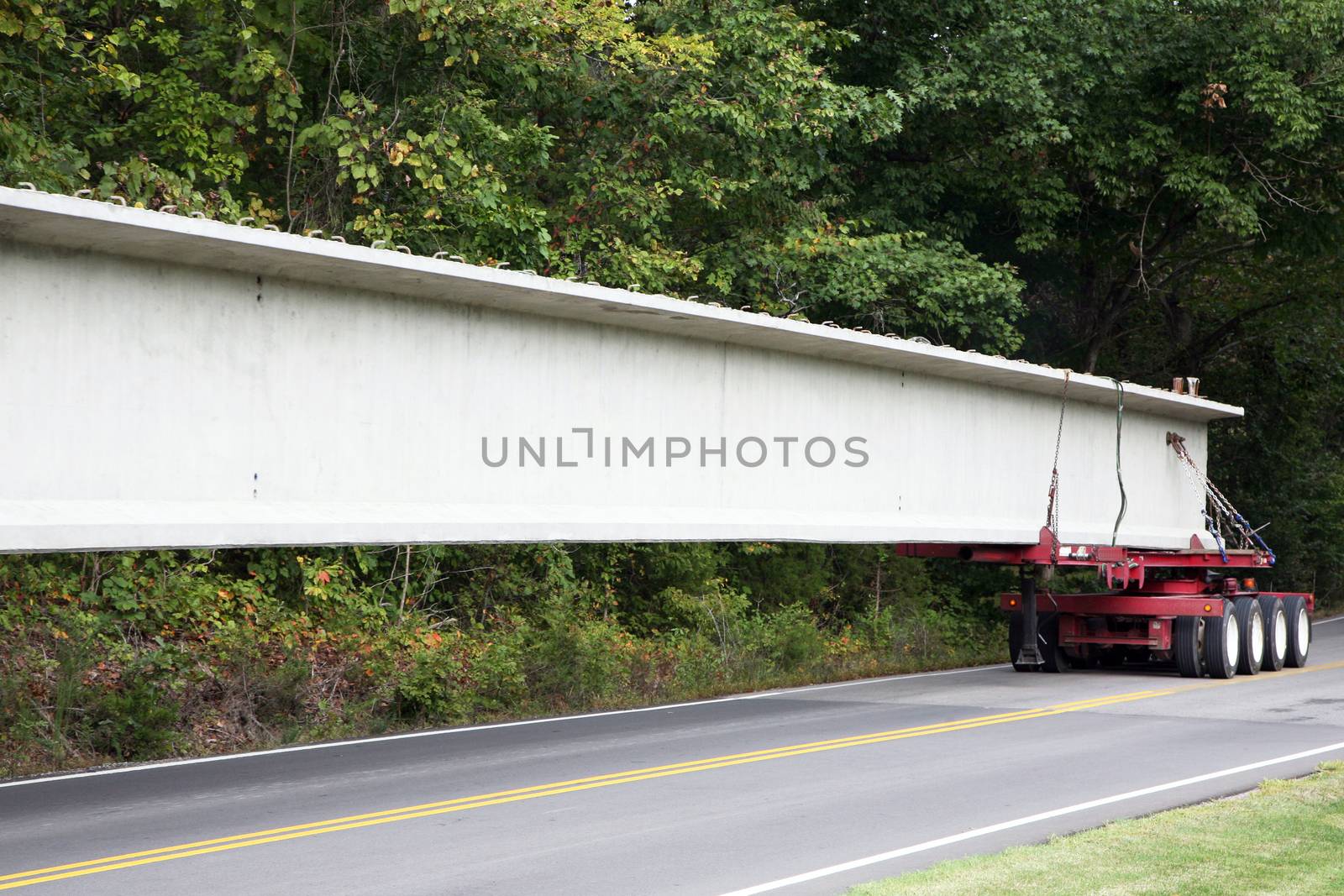 Transporting highway bridge supports by jimmartin