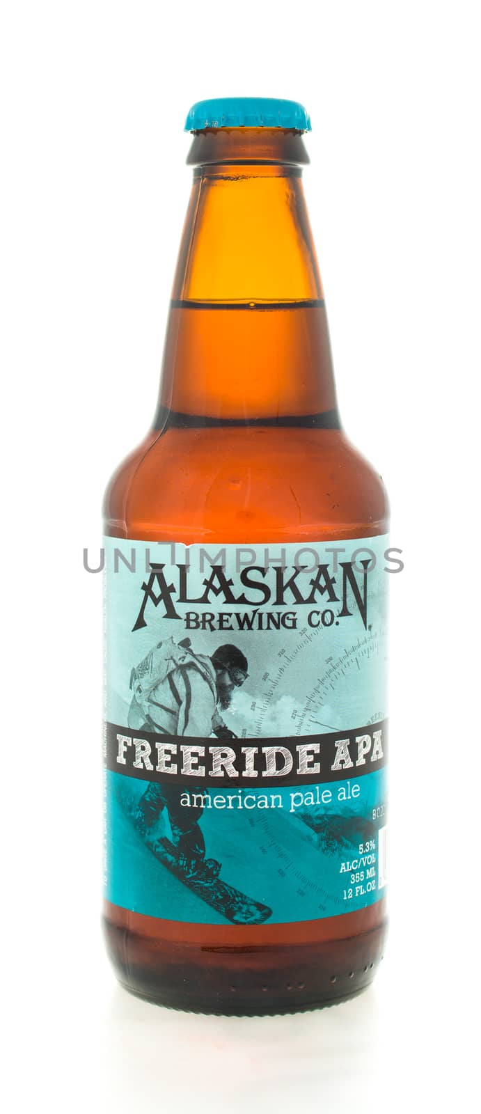 winneconne, WI - 3 February 2015:  Alaskan beer was first brewed in 1986 and located in Juneau, AK.