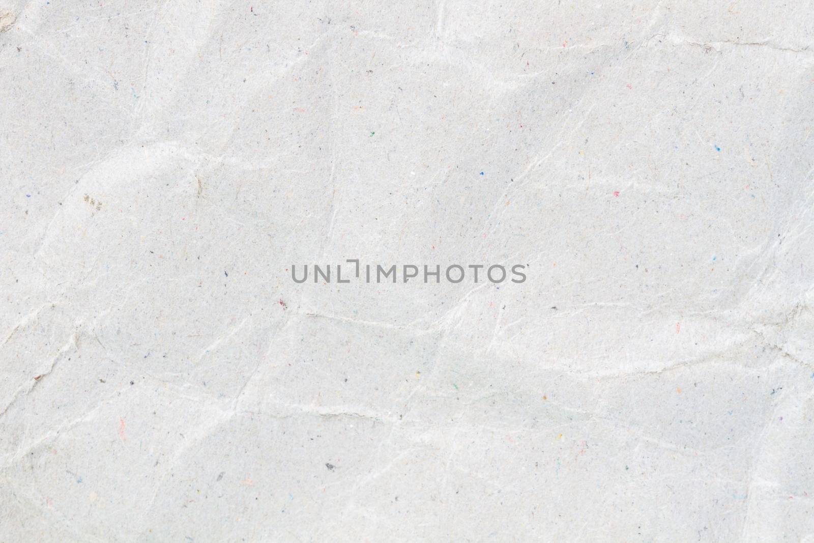crumpled sheet of recycled paper used as background and texture