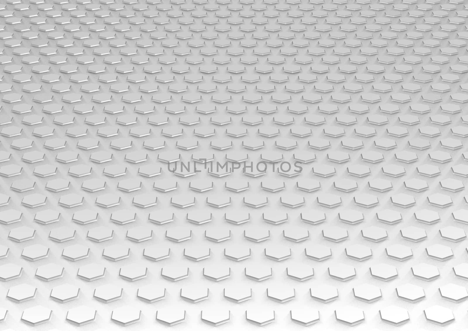 Abstract honeycomb background 3d illustration or backdrop.