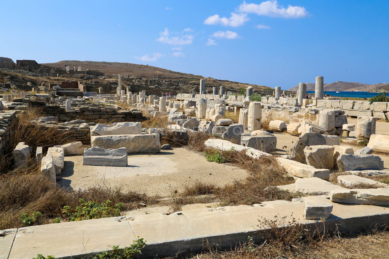 The island of Delos: an important archaeological site in Greece