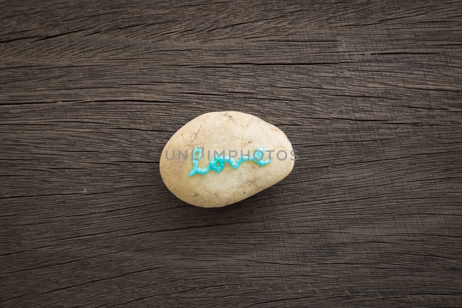 Love word on stone for valentine's day by vinnstock