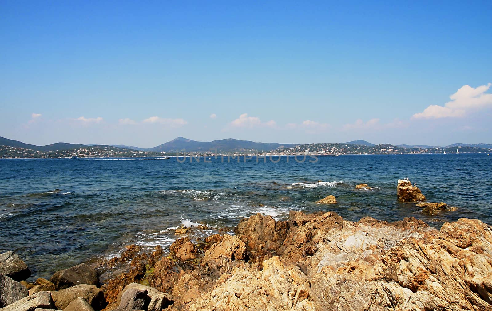 View over the sea from St. Tropez